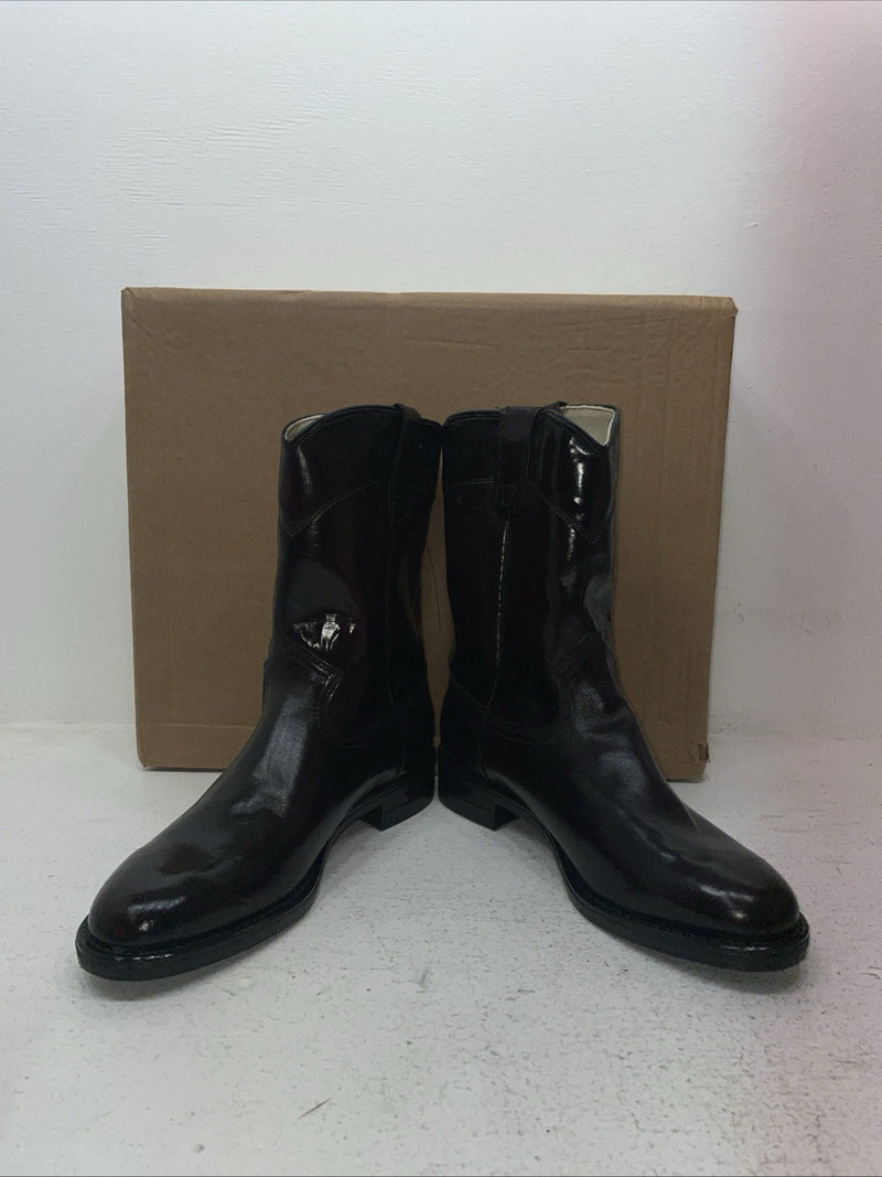 New Men’s Black Texas Brand Cowboy Boots. 6820 9.5 9 1/2 M. 4-54