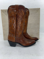 New Women’s Brown Texas Brand Cowboy Boots. L 144 7 M. 18-125