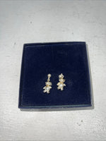 New Women’s Montana Silversmiths Silver Gold Teddy Bear Earrings. ER227 A-39