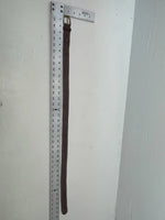 New Brown Genuine Leather Braided 34” Belt Z-129