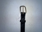 New Black Genuine Leather Beaded 30” Belt JJ-135