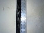 New Black Genuine Leather DBL Barrel Braided 40” Belt #N1311777 JJ-85