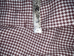 New Vintage Red And White Checkered Lee Polyester Pants #2600362 SS-74