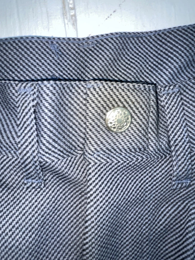 New Vintage Gray Speckled Miller Polyester Pants #2624 OO-71