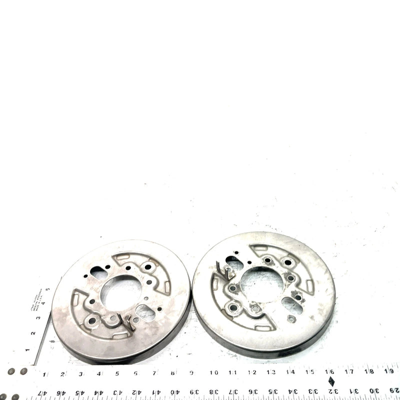 03 Honda Foreman Rubicon 500 OEM Front Brake Bkng Plate Set 45110-HGN5-671 AH93