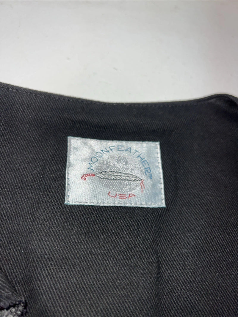 New Women’s Mooneather Black Vest XL #6117 WW-70
