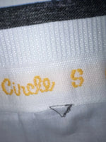 New Vintage Black Circle S Polyester Pants #CP4776 OO-3