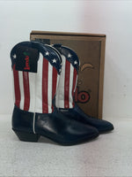 New Youth U.S. Flag Laredo Cowboy Boots. 1644 5 M. 2-119