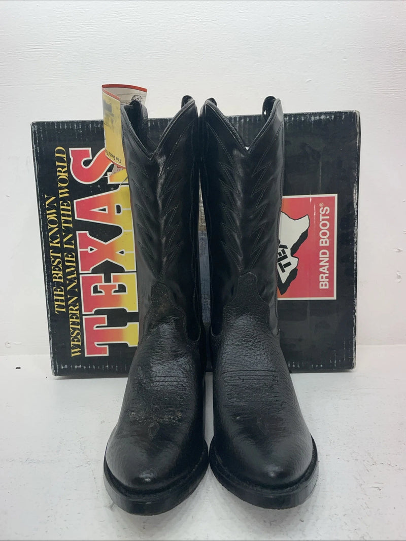 Be Women Black Texas Brand Cowboy Boots. 8040 10 E E. 6-62