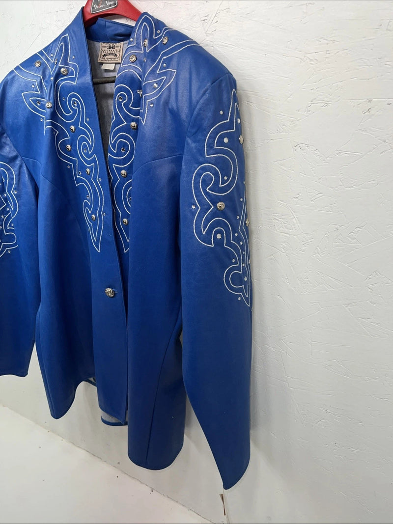 New Women’s Blue 3XL 1849 Authentic Ranchwear Show Jacket RR-7