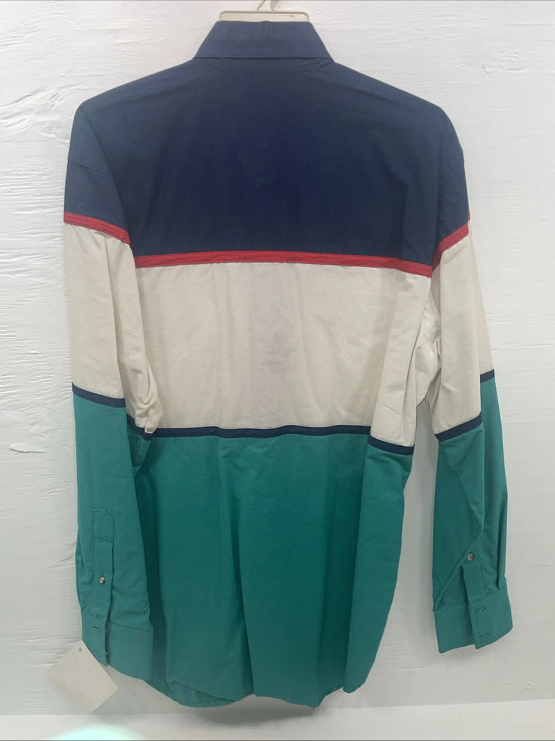 New Men’s San Angelo Multiple Color Long Sleeve Button Up Medium B-107