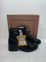 New Kids Black Lace Up Smoky Mountain Cowboy Boots. 3009 C 13.5 13 1/2. 23-58