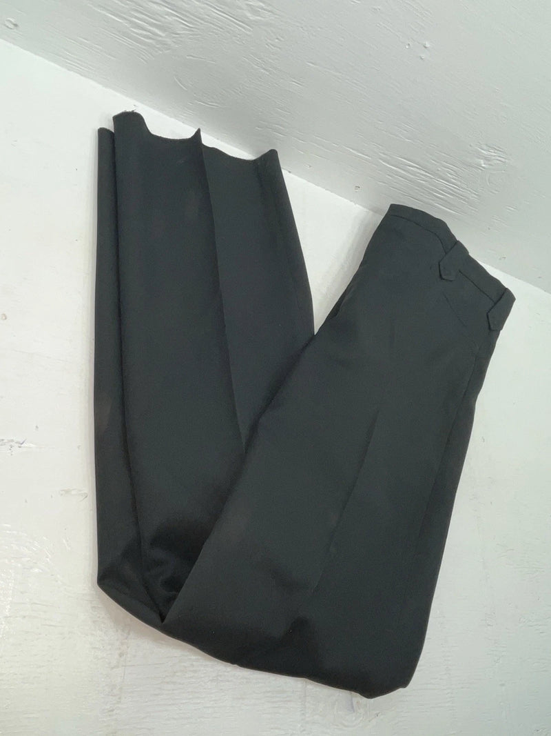 New Vintage Black Circle S Polyester Pants #CP4793 XX-63