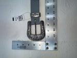 New Blue Genuine Leather 3D Silver Bling 38” Belt #667 JJ-80 