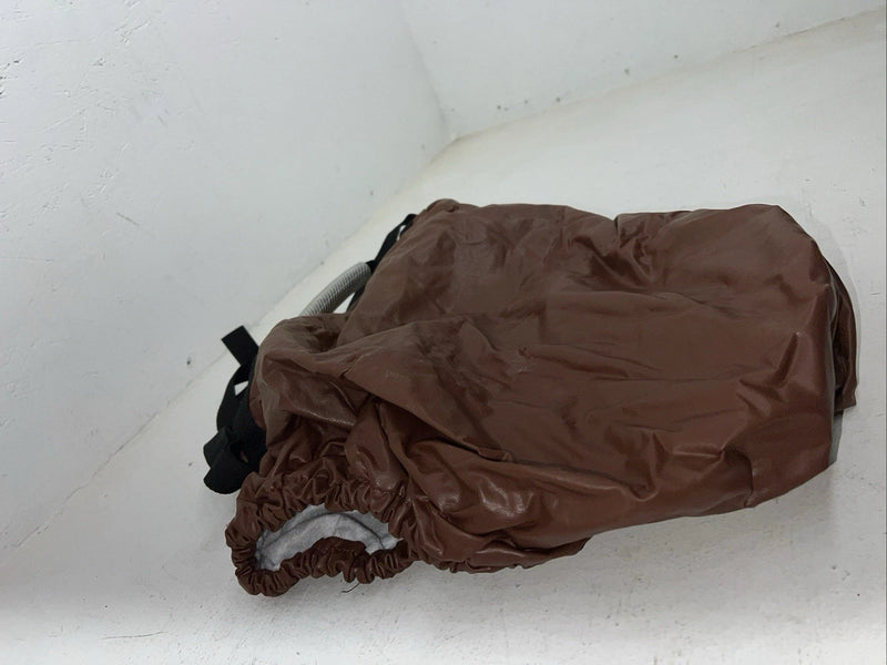 New Brown Vinyl English Saddle Cover With Handles #239976 M-503
