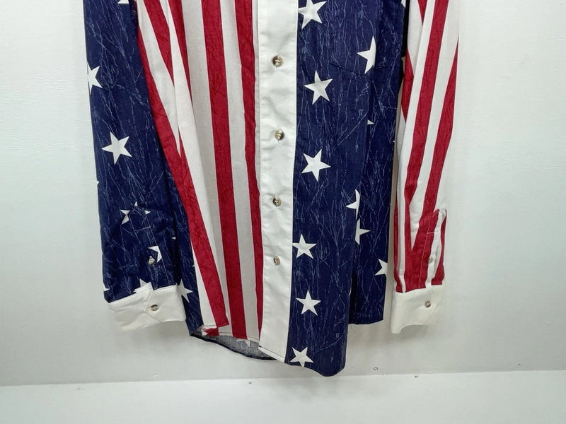 New Men’s American Cowboy Threads Long Sleeve Button Up Shirt M 3B-47