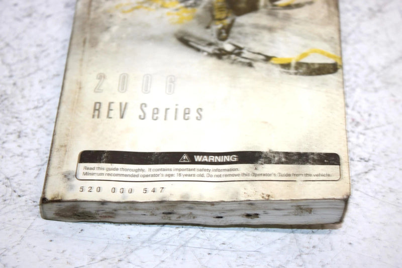 06 Ski-doo Gsx 600 Ho Sdi Oem Owners Manual SS14