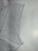 New Women’s White Tough1 Sleeveless English Riding Shirt Under Arm Vent. 42 G-23