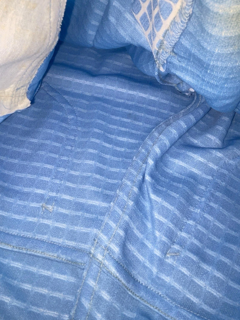 New Vintage Blue Checkered Lee Polyester Pants #2652644 VV-75