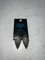 New Women’s Rock 47 Triangle Silver Dangle Earrings. ER2403R47 A-71