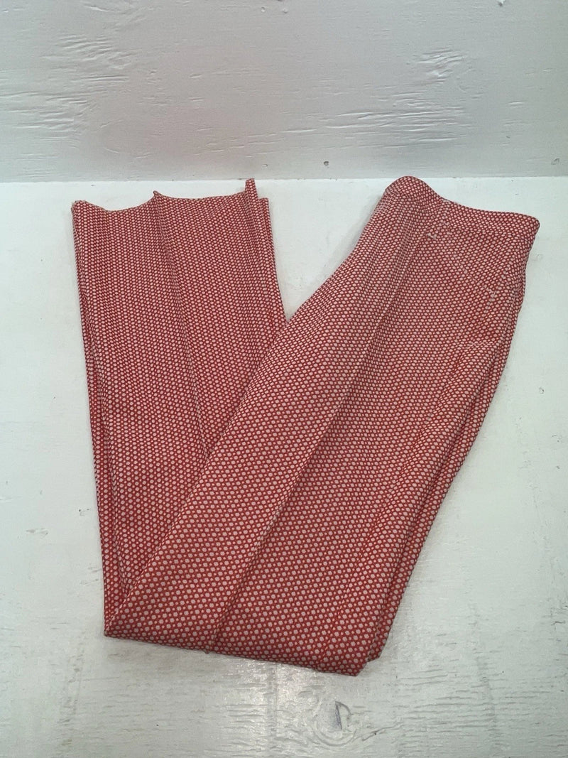 New Vintage Red Polka Dot Panhandle Slim Polyester Pants #8022 XX-59