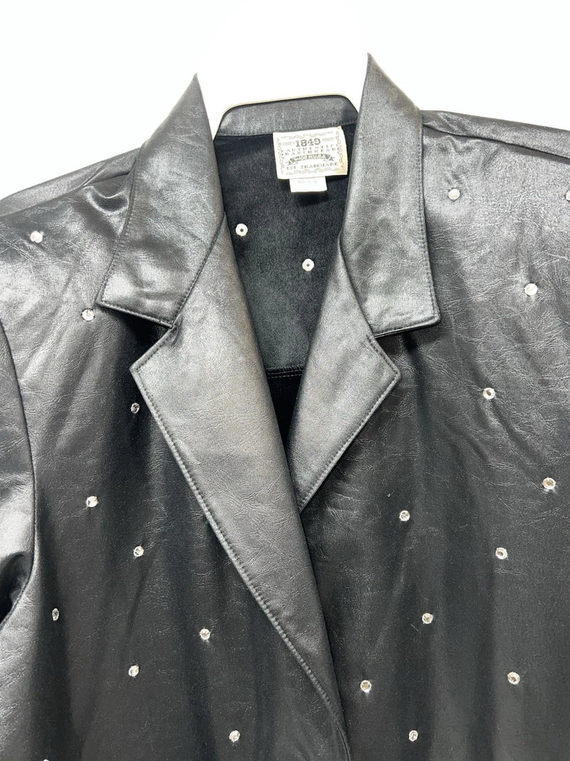 New Women’s Black 1849 Authentic Ranchwear Long Sleeve Show Jacket XL UU-59
