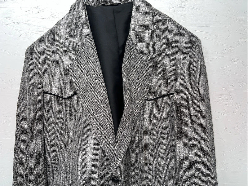 New Men’s Pioneer Wear Grey Suit Jacket 46 #12014 X-604