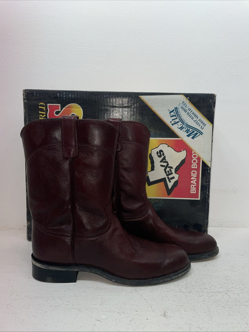 New Men’s Red Texas Brand Cowboy Boots. 8963 9 D. 4-13