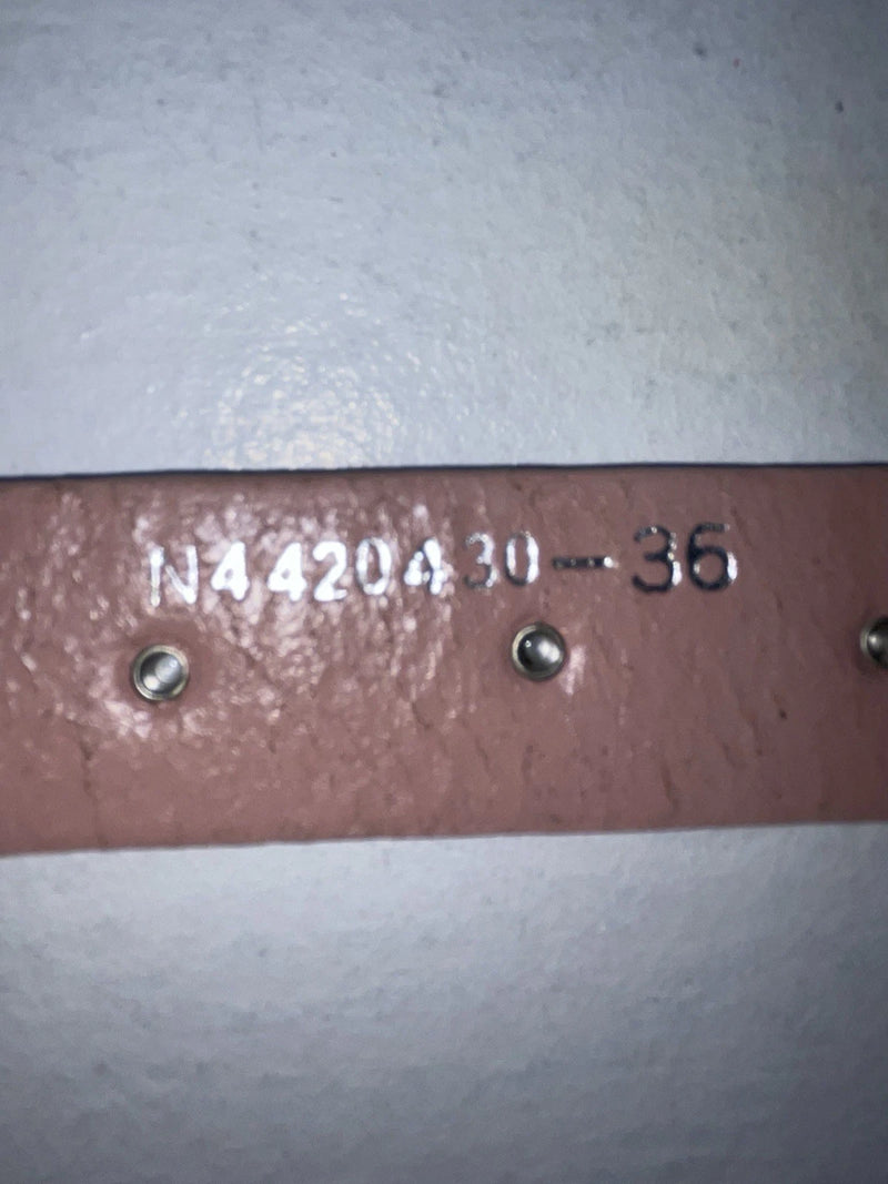 New Pink Genuine Leather Nocona Silver Bling 36” Belt #N1344999 Z-38
