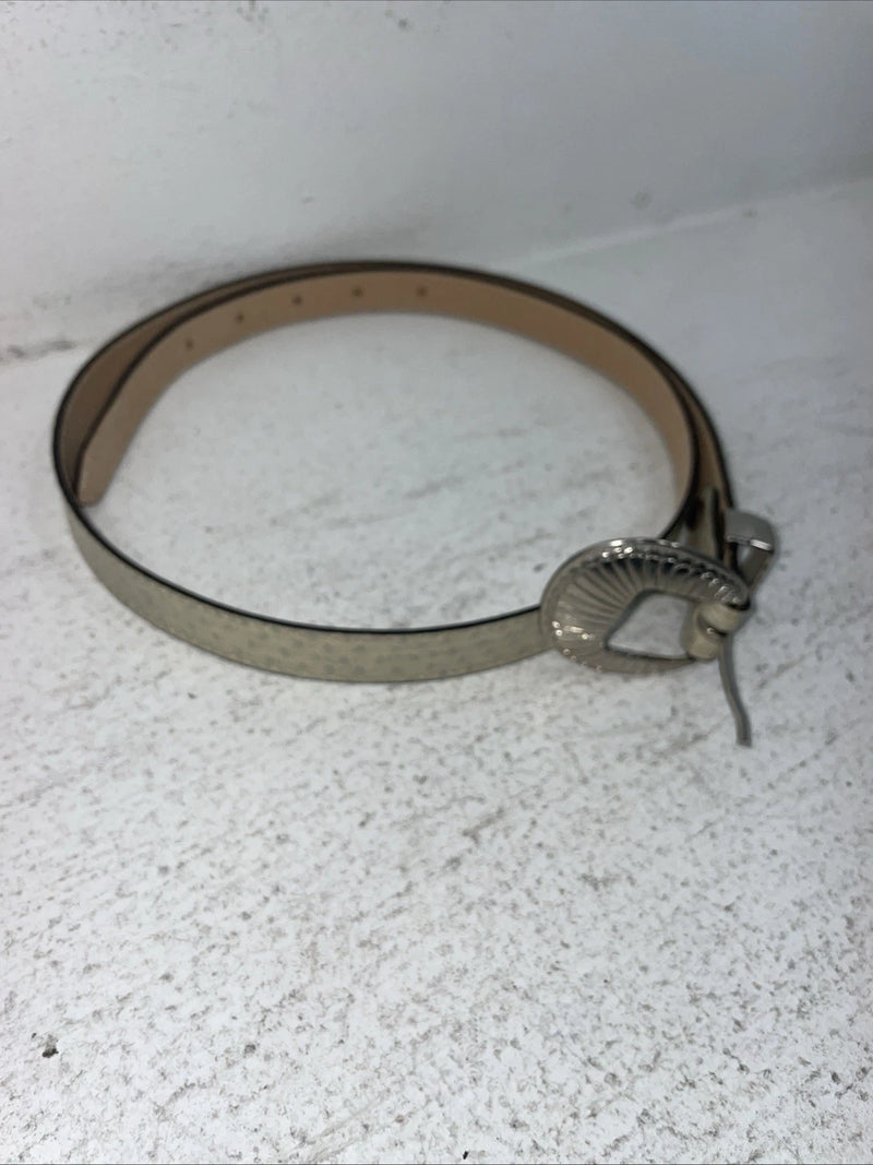 New Cream Genuine Leather Fish Scale 35” Belt Z-34