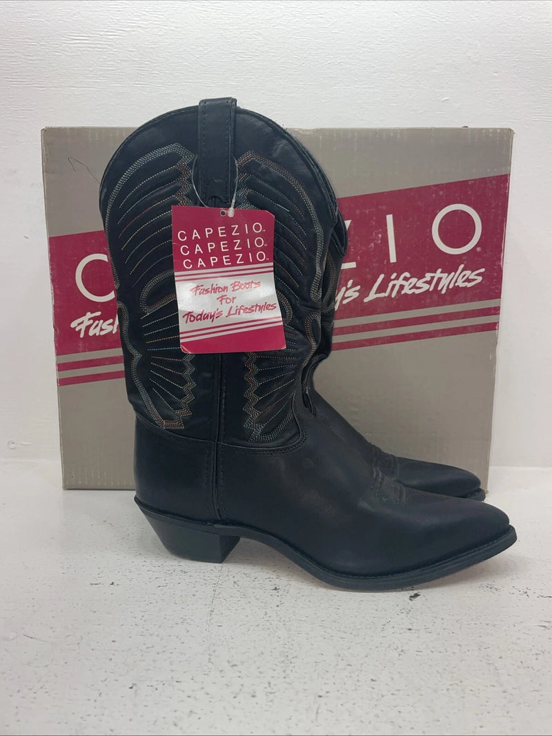 New Women’s Black Capezio Cowboy Boots. L 280 8.5 8 1/2 M. 15-56