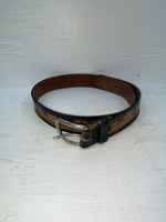 New Brown Genuine Leather Chambers Tooled 34” Belt #WS688 Z-112