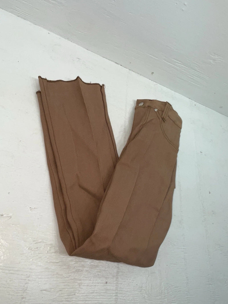 New Vintage Brown Karman Polyester Pants #8405004 3A-104