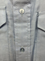 New Men’s H Bar C Blue Jean Long Sleeve Button Up 16 Large V-31