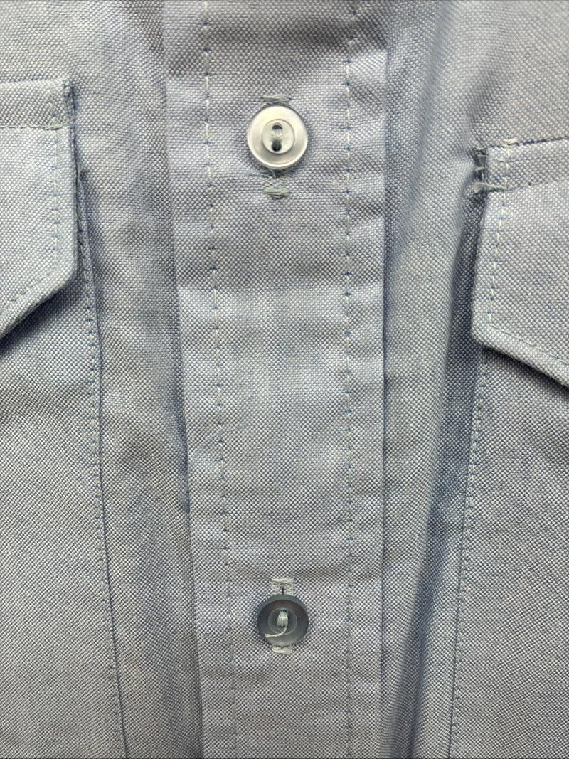 New Men’s H Bar C Blue Jean Long Sleeve Button Up 16 Large V-31