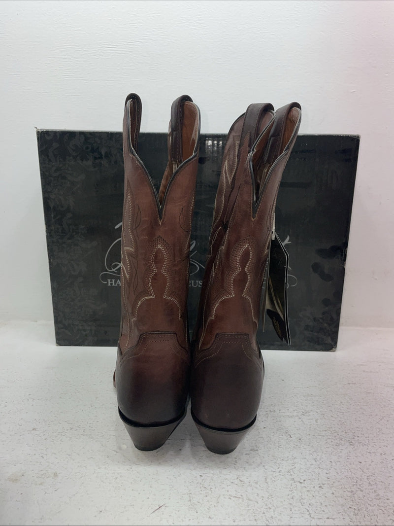 New Women’s Brown Dan Post Cowboy Boots. 3693 9.5 9 1/2 M. 4-66