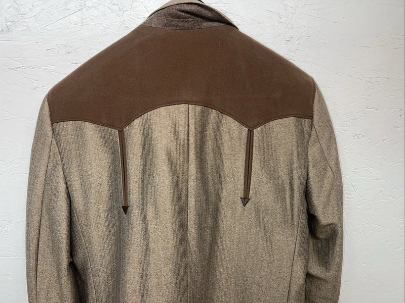New Men’s Circle S Brown Suit Jacket 42 #24244 II-600