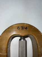 New Wood 6 3/4 Cowboy Hat Stretcher Metal Handle #01028 3C-4