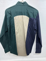New Men’s Cowboy Thread Multiple Color Button Up Long Sleeve Shirt Medium K-22