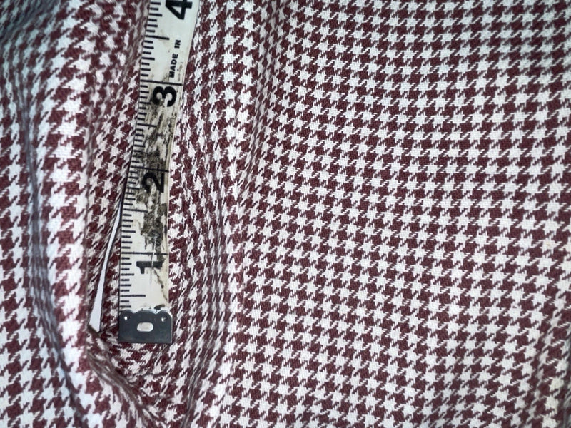 New Vintage Red And White Checkered Lee Polyester Pants #2600362 SS-84