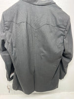 New Men’s Circle S Gray Suit Jacket 52R #24244 W-601