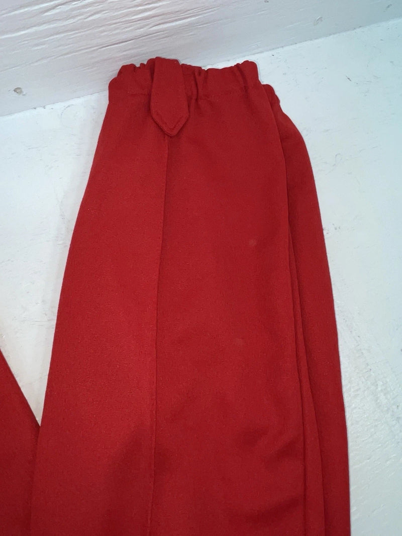 New Vintage Red Polyester Pants ZZ-65
