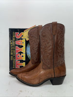 New Men’s Brown Texas Brand Cowboy Boots. 5111 11 D. 8-54