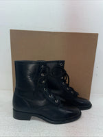 New Youth Black Lace Up American West Cowboy Boots. 3120 3.5 3 1/2 D. 22-38