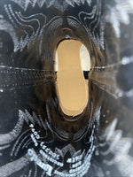 New Men’s Black Snake Skin Laredo Cowboy Boots. 4574 9.5 9 1/2 E W. 6-79