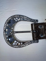 New Black Genuine Leather Nocona Stitched And Weaved S Belt #N3488802 Z-147