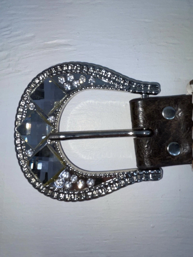 New Black Genuine Leather Nocona Stitched And Weaved S Belt #N3488802 Z-147