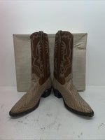 New Men’s Brown Texas Brand Cowboy Boots. M 64 10.5 10 1/2 D. 7-86
