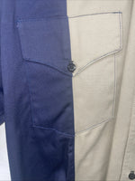 New Men’s Cowboy Threads Tan Purple Short Sleeve Button Up Medium B-105