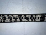 New Black Genuine Leather Nocona Zebra Print Bling 44” Belt #N2440501 JJ-81